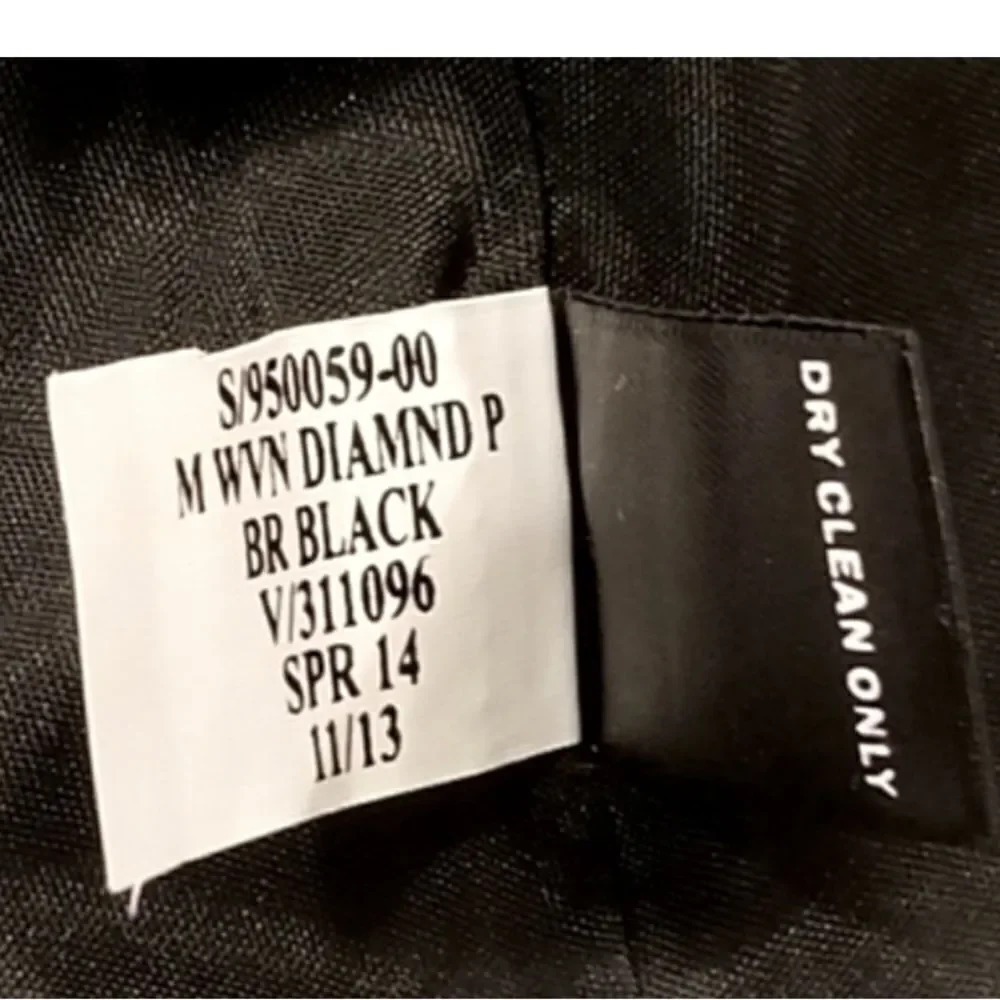 Banana Republic Gold Black A-Line Woven Diamond Skirt Size 4 Small EUC - Picture 9 of 9